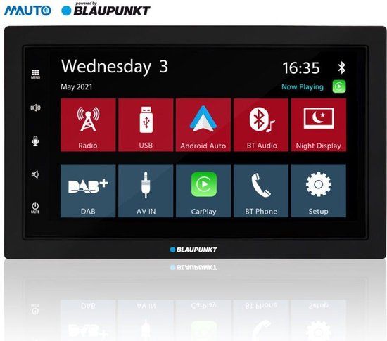 Blaupunkt Rotterdam 600 DAB Autoradio - Apple CarPlay & Android Auto - Zwart