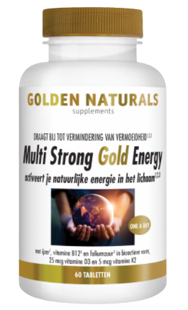 Golden Naturals Multi Strong Gold Energy - 60 Vegan Tablets