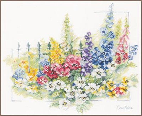 Lanarte Borduurpakket - Bloemen Explosie - 45 x 40cm - PN-0199501