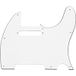 Gear4Music Guitarworks 8-Hole SS Scratchplate White