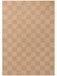 Ted Baker tapis plat tissé Dorothy, résistant à l'eau, à carreaux, damier, jute - 120x170 cm