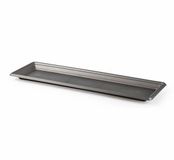 Plasticforte Plantenbak water onder opvangschaal - antraciet - rechthoek - 59 x 19 cm