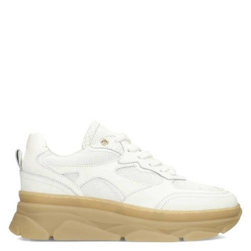 Poelman Jana chunky leren sneakers wit