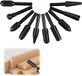 BeiJingLiangPinJiaZuoKeJiWenHuaFaZhanYouXianGongSi Set de 10 fraises à bois avec tige hexagonale de 6,35 mm