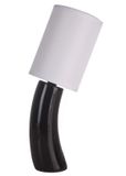 Lampe de chevet en céramique avec abat-jour, couleur : noir, numéro de modèle : 2978