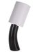Lampe de chevet en céramique avec abat-jour, couleur : noir, numéro de modèle : 2978