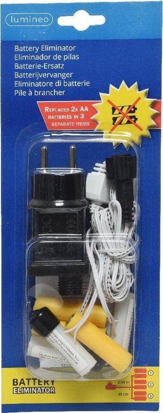 Lumineo Batterij vervanger - 3x 3x AA - Wit