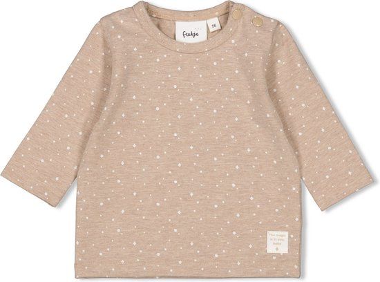 Feetje Longsleeve Taupe melange - The Magic is in You
