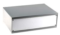 RS PRO, Schaalbehuizing, grijs, staal koudgewalst, 300 x 200 x 100 mm