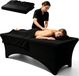 oCreon Tafelkleed: 183 x 76 x 76 cm. Elastisch rechthoekig tafelkleed, stretchhoes voor massagebank, geschikt voor spa, schoonheidssalon en feesten, banketten en bruiloften
