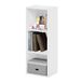 Furinno PASIR Boekenplank, boekenkast met 3 niveaus, boekenkast met open | 22,86 x 30,48 x 81,28 cm, voor woonkamer, slaapkamer, thuiskantoor