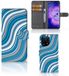 B2Ctelecom OPPO Find X5 Telefoon Hoesje Waves Blue