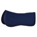 Imperial Riding Zadelonderlegger IRH Suede, schokabsorberende halve pad met fleece, marineblauw, full