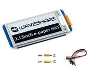 Waveshare 2.13inch E-paper Display HAT 250x122 Resolution 3.3V/5V Two-Color e-ink Display epaper Screen Module for Raspberry Pi Zero/Zero W/Zero WH/2B/3B/3B+, Supports Partial Refresh, SPI Interface