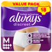 Always Discreet Culottes pour Fuites Urinaires Femmes Plus, M, x18