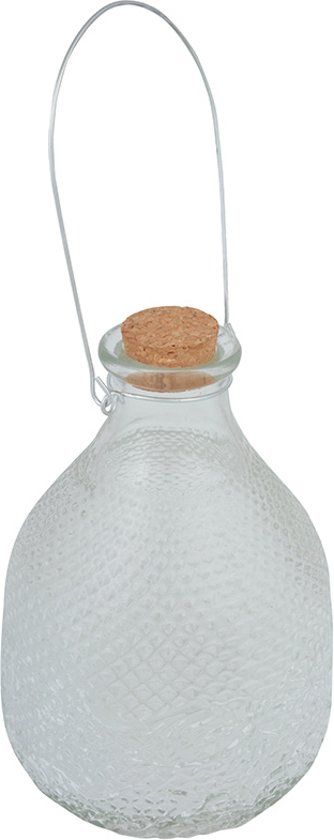 Esschert Design Vintage Wespenpot Ruitjesglas L - Transparant