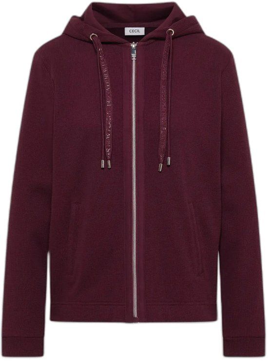 Cecil Dames sweatshirt Cecil Solid Sweet Grape Red XS