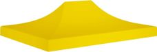 Maison Exclusive - Toit de tente de réception, 4,5 x 3 mètres, jaune, 270 g/m²