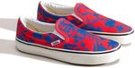Vans Classic Slip-on Chaussures Unisexe Baskets basses Toile/Synthétique/Caoutchouc Archive Multi Printopdruk 36.5