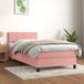 Maison Exclusive - Boxspringbed met matras, rose, 100x200 cm, velours