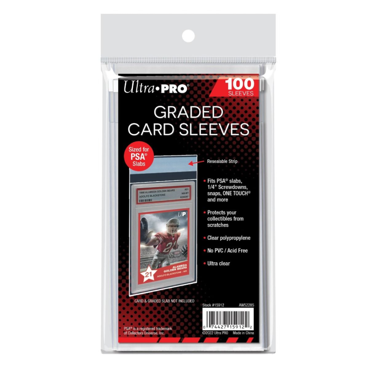 Graded Resealable Sleeves (100 stuks)
