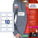 Avery Zweckform L4785-20 - Étiquettes - Rectangle arrondi - Amovible - Blanc - 200 pièces