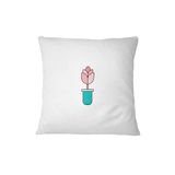 Bona Basics Decoratieve kussenhoes Wit 45x45 cm