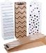 HEKU Premium flessentassen "strepen & stippen" met hotfoil-afwerking, 4 stuks, 40 x 12 x 10 cm