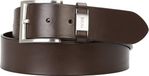 BOSS leren heren riem - donkerbruin