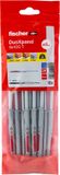 fischer DuoXpand 8x100mm constructiepluggen met verzonken kop (10 stuks)