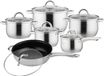 Kinghoff 4457 set de cuisine - 12 pièces - Inox - Toutes sources de chaleur
