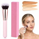 Vloeibare foundationkwast voor poeder, perfect voor foundation, minerale crème, poeder, synthetische borstelharen, professionele kwaliteit