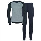 Odlo Active Warm Eco Special Set Dames Thermoset Dark Grey Melange - Grey Melange M