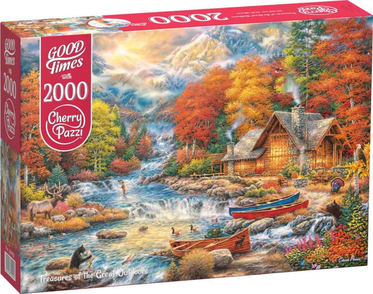 Cherrypazzi Treasures of the Great Outdoors Puzzel 2000 Stukjes