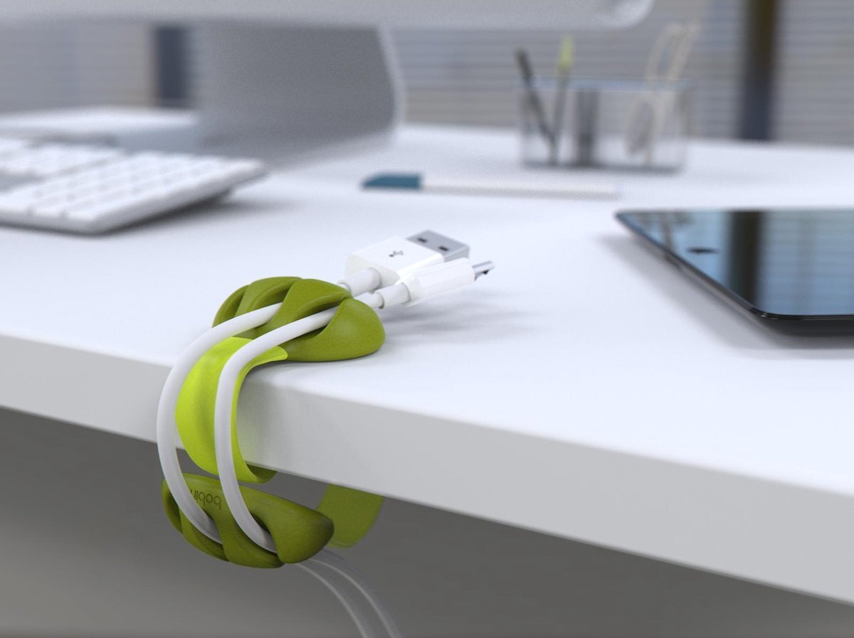 Bobino Desk Cable Clip - Lime