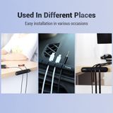 Boutique house Draad Organisator - Kabelorganisatiesysteem Siliconen Usb Kabelhaspel Desktop Netjes Management Clips Kabel Houder Voor Muis Hoofdtelefoon