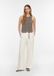 Comma Marlene-broek met afneembare riem - W40 X L32 - Regular Fit - Regular Waist - Lyocell - Wit - Effen - Lang
