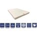 Matelas Ferme + Alèse 120x190 X 10 Cm + Oreiller Poisson