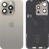 Apple Coque Batterie iPhone 15 Pro, Beige (Titane Naturel), Échange Premium
