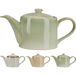 Excellent Houseware theepot aardewerk 900ml 3ass