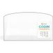Godin Vitre Canadien - Verre Rectangulaire Courbé Pour Poêle À Bois - 465 X 264 / 218 Mm (l1 X H1 / H2) - 4 Mm