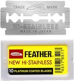 Feather 100 nieuwe Hi RVS scheermesjes