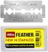 Feather 100 nieuwe Hi RVS scheermesjes
