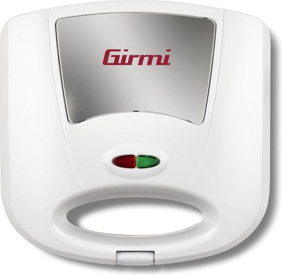 Girmi TS03 Sandwich Maker - 750W - Stainless Steel & White