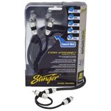 Stinger SI8217 audio kabel 5,18 m 2 x RCA Zwart, Zilver