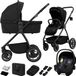 Lionelo Meril 3in1 Kinderwagen - Buggy – XL Reiswieg, Wandelwagen & ADAC-gecertificeerd Autostoeltje – All-Terrain Wielen – Compleet Accessoireset – UPF50+