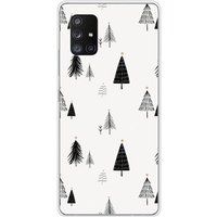 Samsung Galaxy A71 5G Beschermende Siliconen Case - Elegante Dennenboom