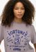 Superdry Roadside Trade Relaxed T-shirt Dames Brassica Lilac