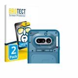 BROTECT - Screenprotector voor Nothing Phone (4a) (ALLEEN Camera Lens) - Folie Beschermfolie transparant 2 Stuks