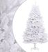 vidaXL Kunstkerstboom met scharnieren met standaard 240 cm wit
